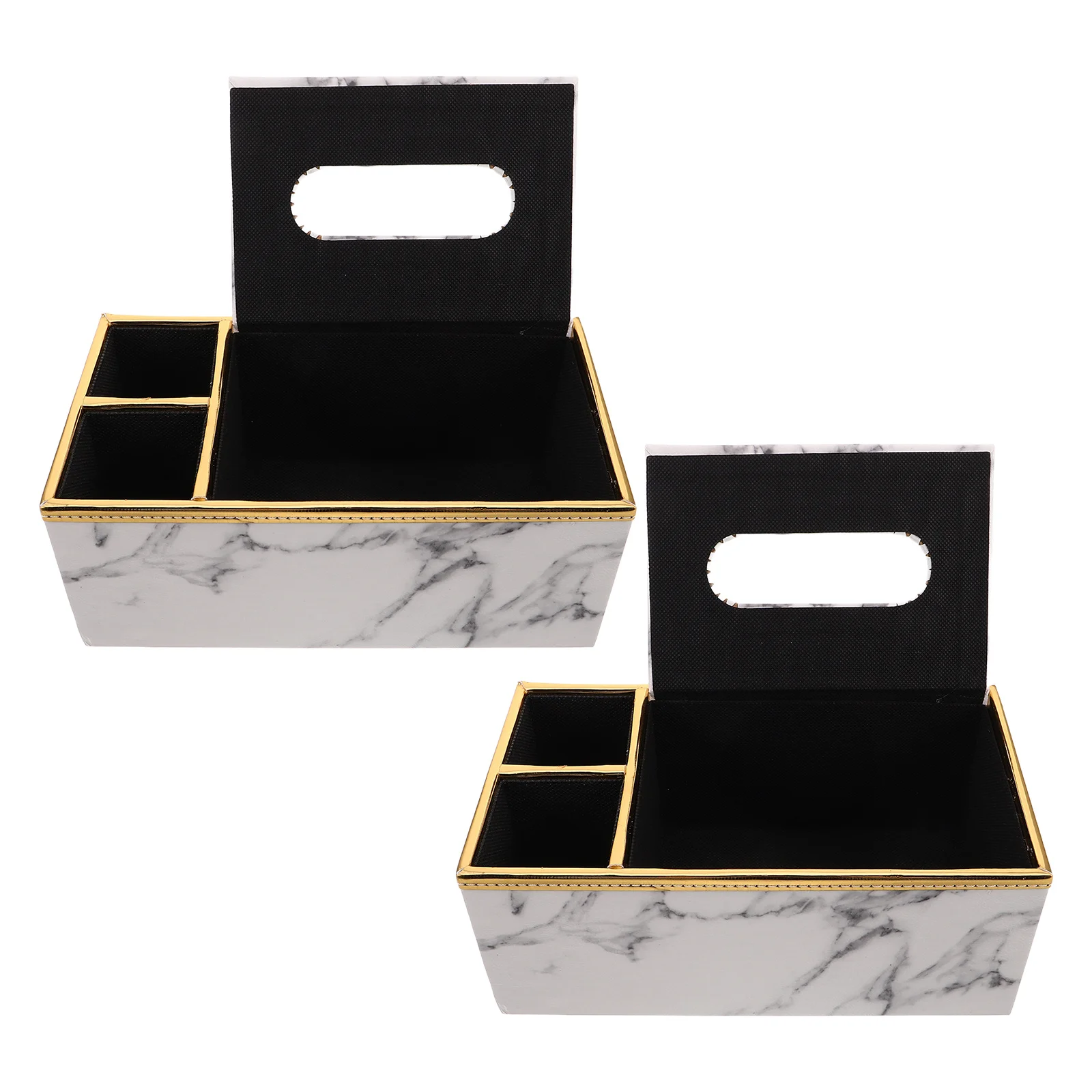 2Pcs PU Tissue Box Organizer Rectangle Case Marbling Style 9.4 X 5.1 X 3.7 Multi Functional Storage Box
2Pcs PU Tissue Box Organizer Rectangle Case Marbling Style 9.4 X 5.1 X 3.7 Multi Functional Storage Box