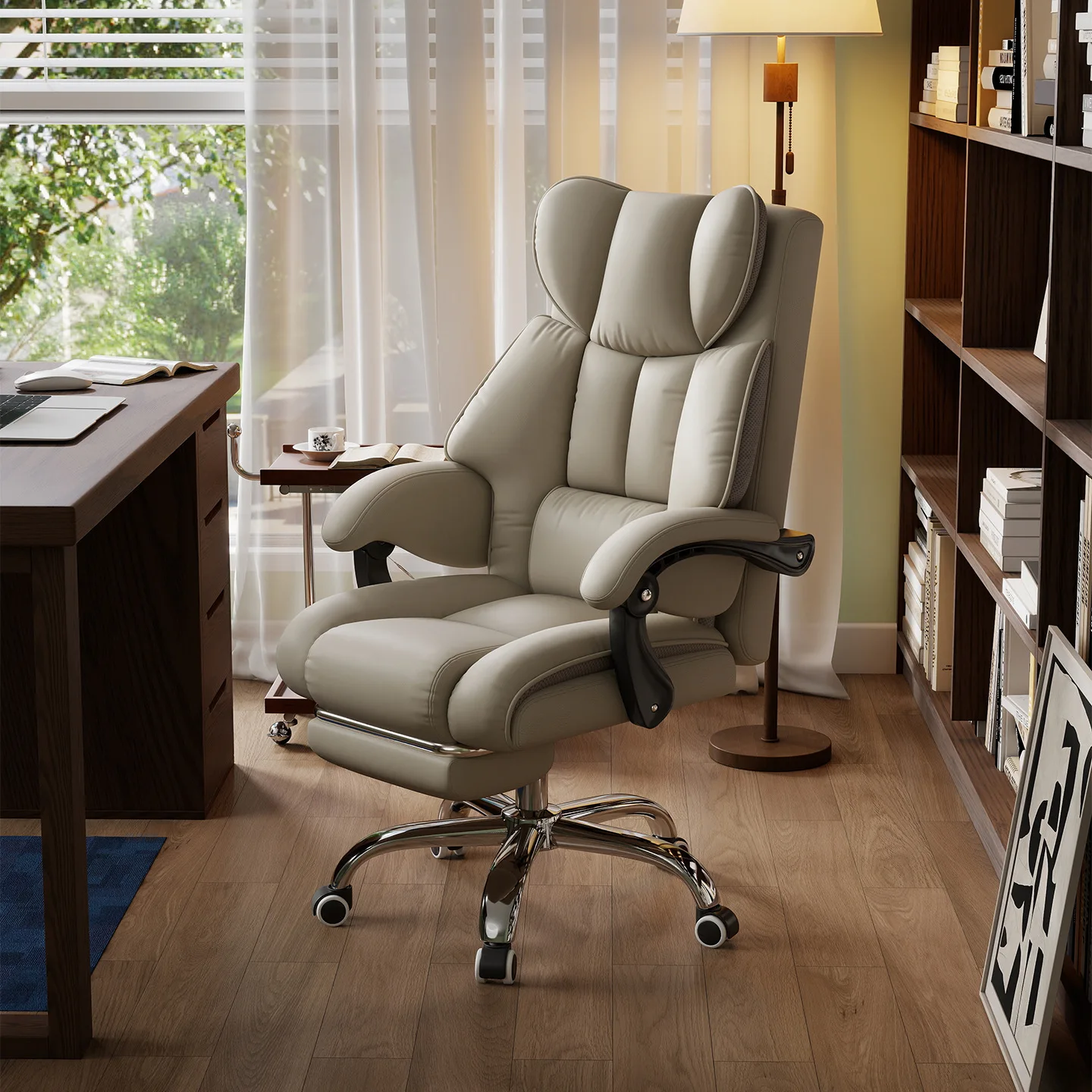 PYJ waist support can lift and lower sedentary comfortable home office chair ergonomic backrest computer chair
PYJ waist support can lift and lower sedentary comfortable home office chair ergonomic backrest computer chair