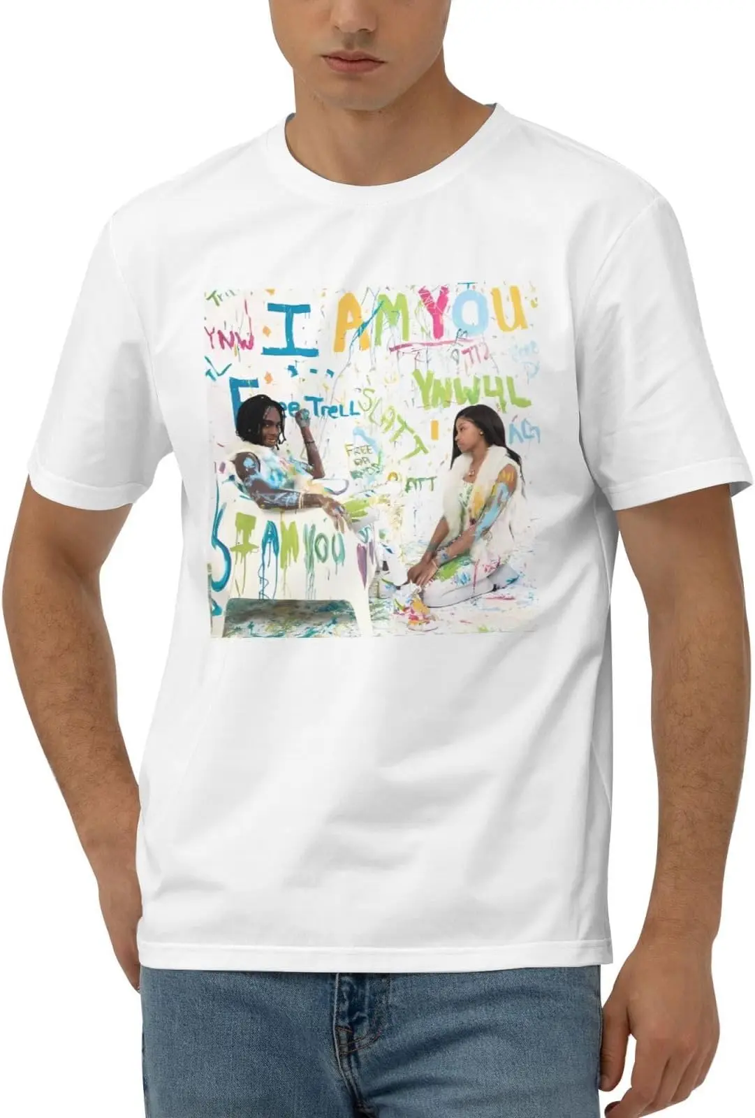 Ynw Music Melly Shirts for Men Short Sleeve Crew Neck Cotton Tees Cotton Luxury brand vintage oversized
Ynw Music Melly Shirts for Men Short Sleeve Crew Neck Cotton Tees Cotton Luxury brand vintage oversized