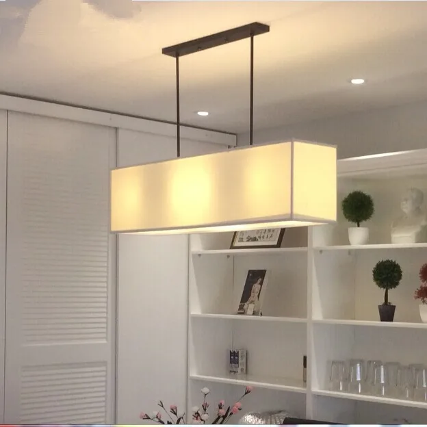 modern minimalist American style, living room dining room fashionable creative bar counter linen fabric rectangular chandelier
modern minimalist American style, living room dining room fashionable creative bar counter linen fabric rectangular chandelier
