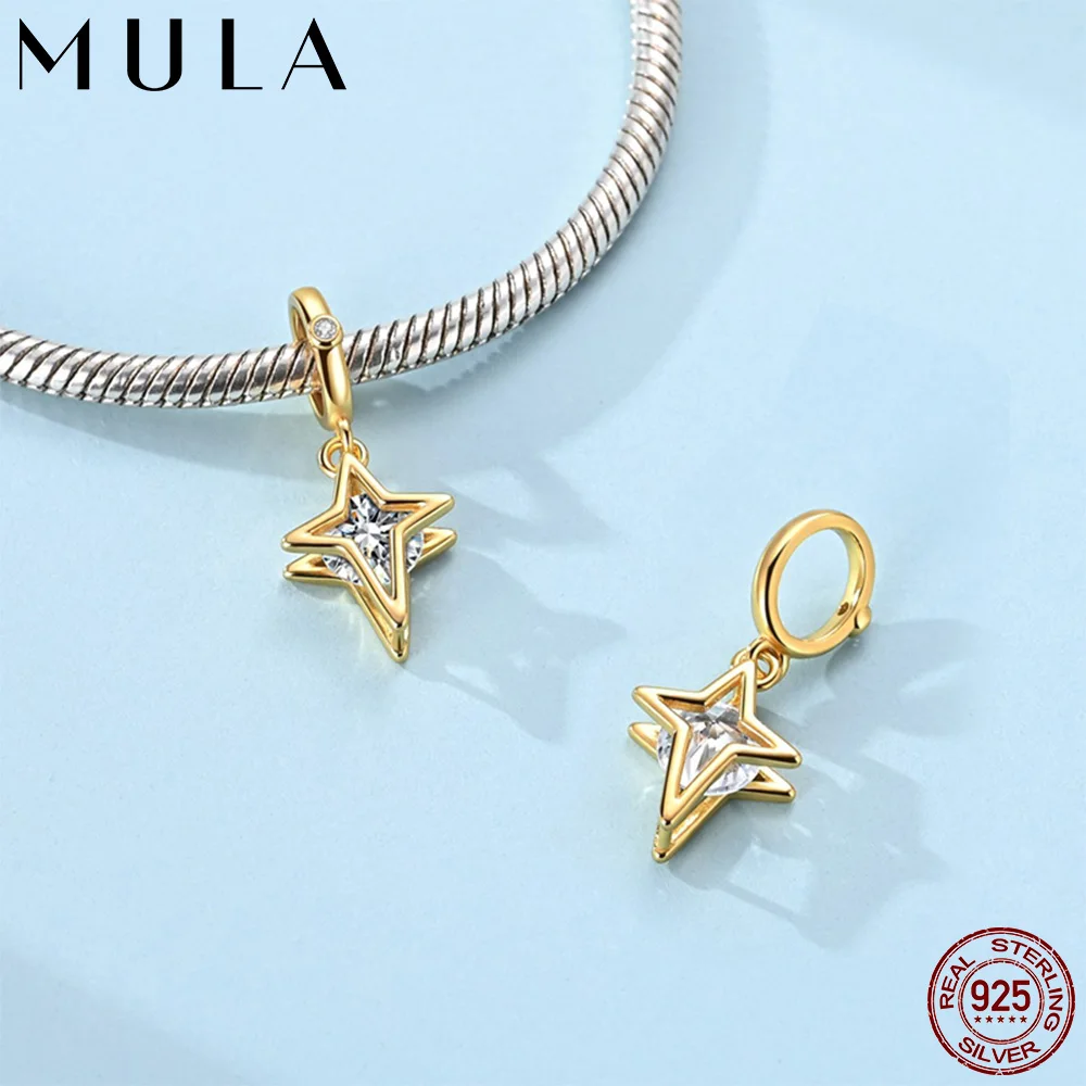 Мула, 1 шт., 925 серебра, золотая сверкающая звезда, кулон, висячие подвески, подходят для 3 мм, оригинальная змеиная цепочка, браслет «сделай сам»
Мула, 1 шт., 925 серебра, золотая сверкающая звезда, кулон, висячие подвески, подходят для 3 мм, оригинальная змеиная цепочка, браслет «сделай сам»