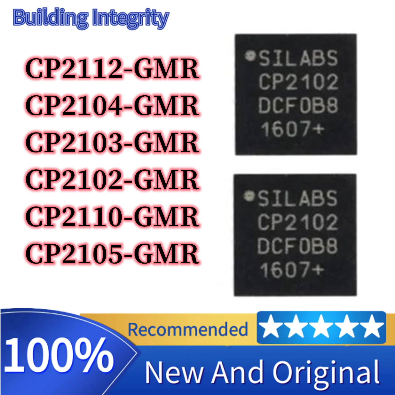 CP2102-GMR CP2103-GMR CP2104-GMR CP2105-GMR CP2110-GMR CP2112-GMR CP2102 CP2103 CP2104 CP2105 CP2110 CP2112 IC Chip QFN in stock
CP2102-GMR CP2103-GMR CP2104-GMR CP2105-GMR CP2110-GMR CP2112-GMR CP2102 CP2103 CP2104 CP2105 CP2110 CP2112 IC Chip QFN in stock