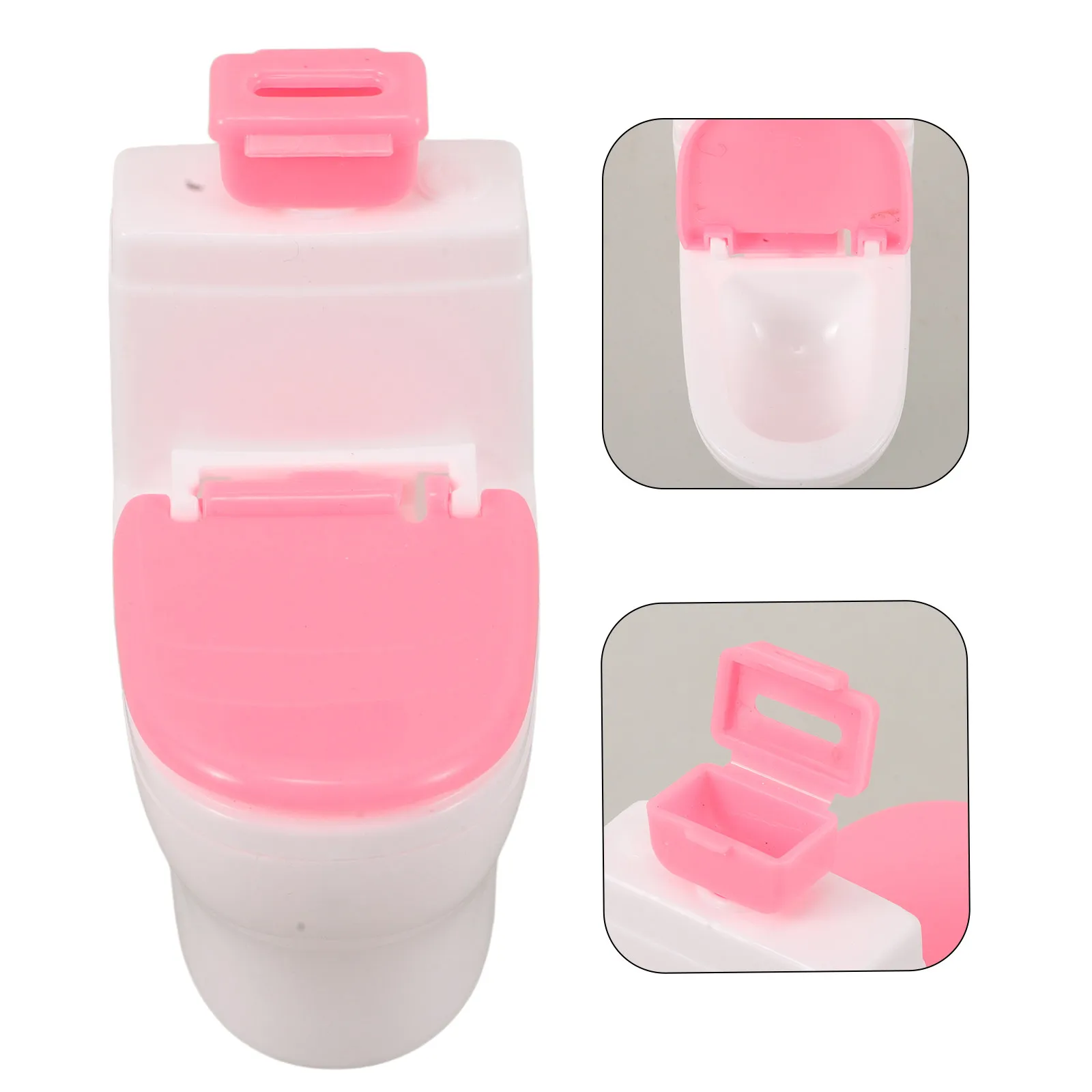 Mini Plastic Toilet for Dollhouse Bathroom Realistic Simulation Pretend Interactive Learning Potty Training
Mini Plastic Toilet for Dollhouse Bathroom Realistic Simulation Pretend Interactive Learning Potty Training