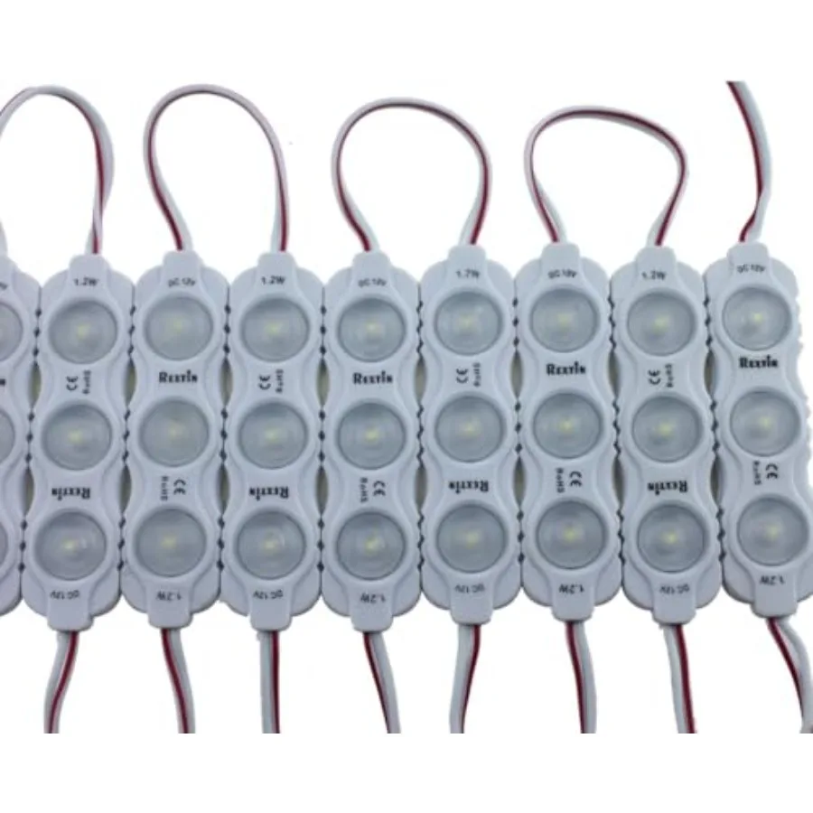 Super bright 200pcs New Model 2835 3 LED Module 120-150LM Per module Waterproof Decorative Light for Letter Sign Advertising Si
Super bright 200pcs New Model 2835 3 LED Module 120-150LM Per module Waterproof Decorative Light for Letter Sign Advertising Si