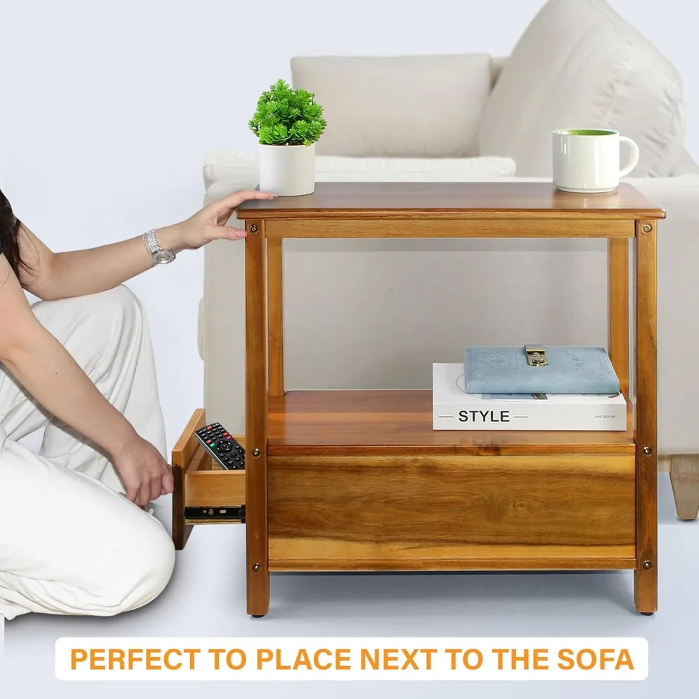 Narrow End Table, Narrow Nightstand Bedside Table for Living Room Bedroom, Slim Side Table with Drawer and Open Shelf
Narrow End Table, Narrow Nightstand Bedside Table for Living Room Bedroom, Slim Side Table with Drawer and Open Shelf