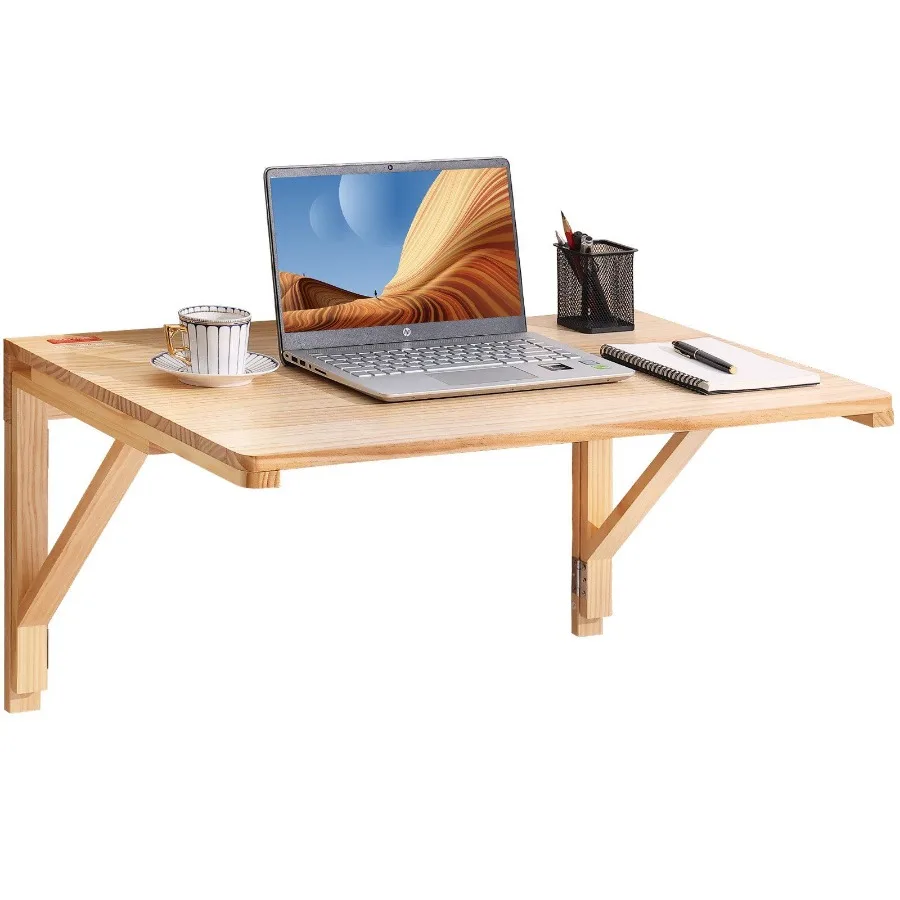 Wall Mounted Folding Table Wall Mounted Drop Leaf Tables Solid Wood Floating Desk for Dining Laundry Room Office 31.5 x 23.58
Wall Mounted Folding Table Wall Mounted Drop Leaf Tables Solid Wood Floating Desk for Dining Laundry Room Office 31.5 x 23.58