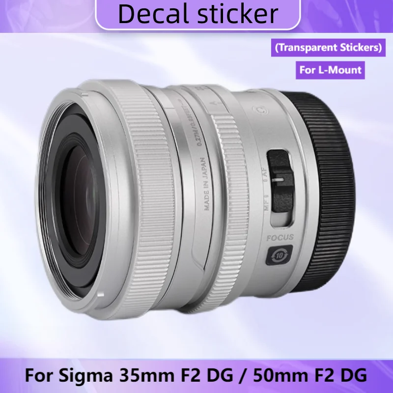Transparent Stickers for Sigma 35 F2 L Mount Lens Decal Skin 50 F2 L Mount Lens Wrap Cover for Sigma 50F2 Lens Clear Skin
Transparent Stickers for Sigma 35 F2 L Mount Lens Decal Skin 50 F2 L Mount Lens Wrap Cover for Sigma 50F2 Lens Clear Skin