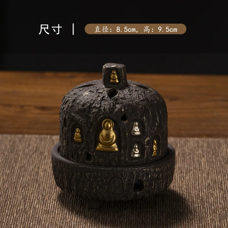 Dunhuang Mogao Grottoes Ceramic Incense Zen Style Home Indoor Agarwood Sandalwood Aromatherapy Burner Tea Ceremony Decora
Dunhuang Mogao Grottoes Ceramic Incense Zen Style Home Indoor Agarwood Sandalwood Aromatherapy Burner Tea Ceremony Decora