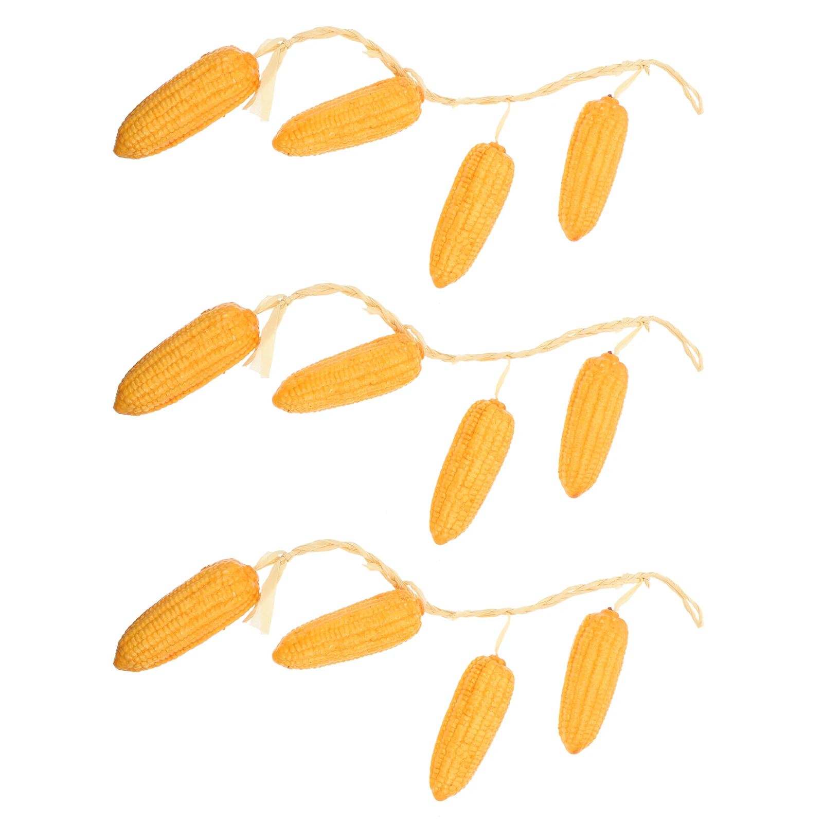 3 Pcs Artificial Corn String Decorative Hanging Ornament for Home Garden Party Fall Decorations Vegetable Yellow
3 Pcs Artificial Corn String Decorative Hanging Ornament for Home Garden Party Fall Decorations Vegetable Yellow