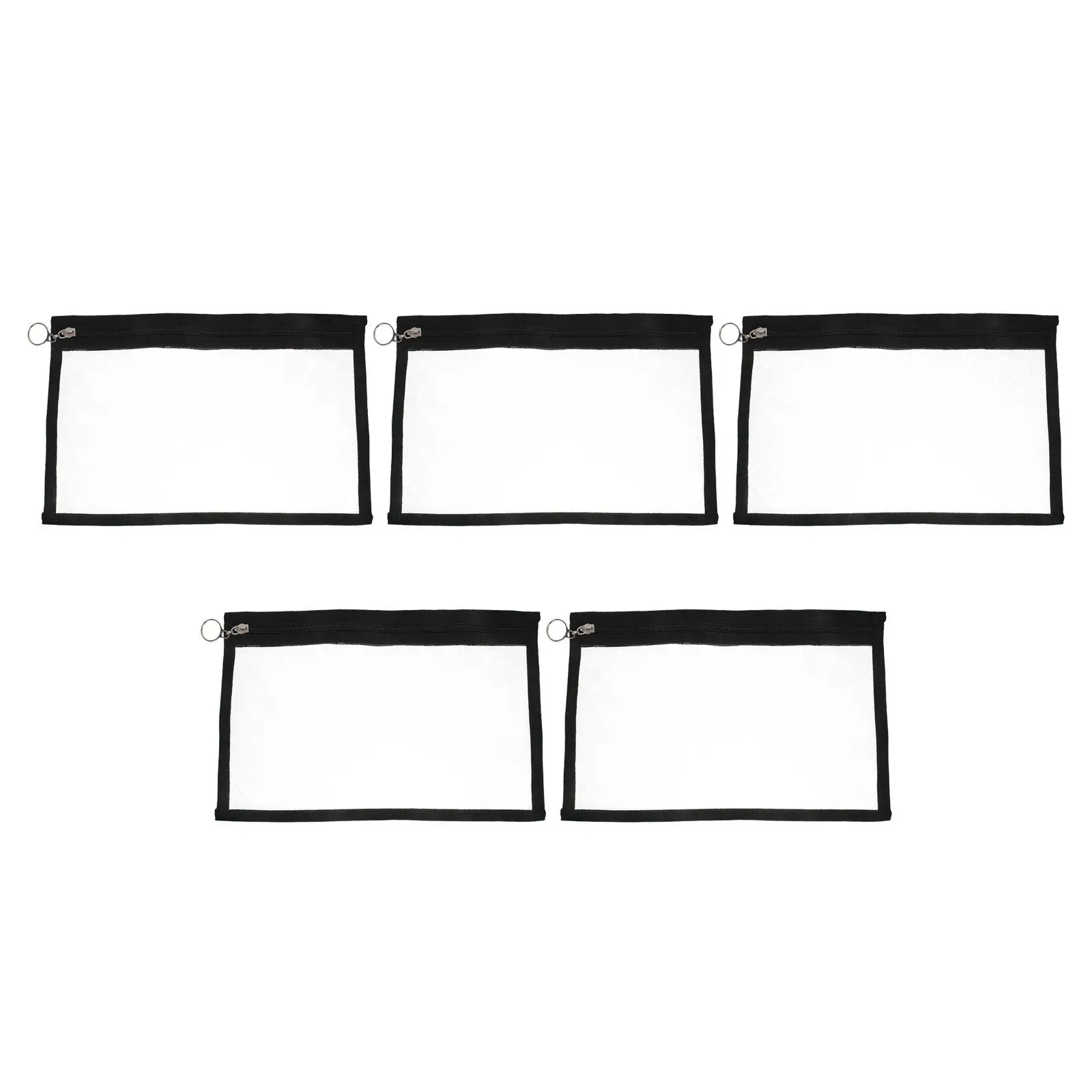 5Pcs Transparent PVC Zipper Pencil Pouch Small Clear Storage Bag Waterproof Compact Organizer for School Office Travel Daily Use
5Pcs Transparent PVC Zipper Pencil Pouch Small Clear Storage Bag Waterproof Compact Organizer for School Office Travel Daily Use