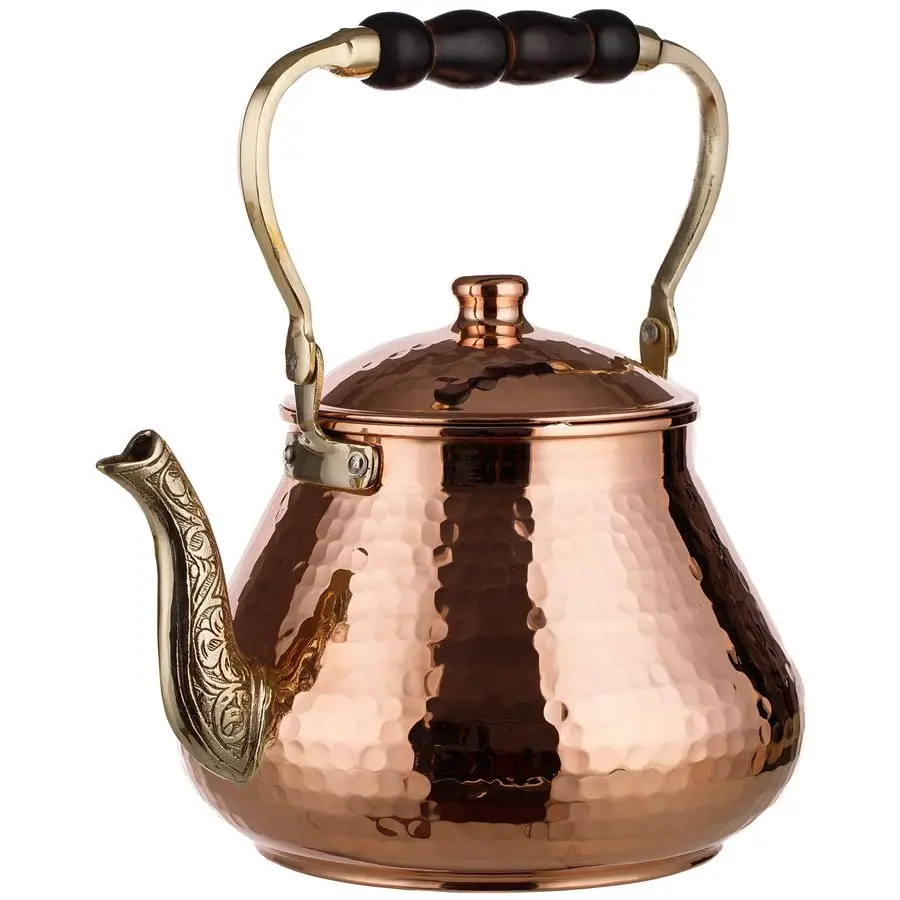Large Copper Teapot, 1mm Thick, Hammered, Handcrafted in Turkey, 3 Quarts 2.8L
Large Copper Teapot, 1mm Thick, Hammered, Handcrafted in Turkey, 3 Quarts 2.8L