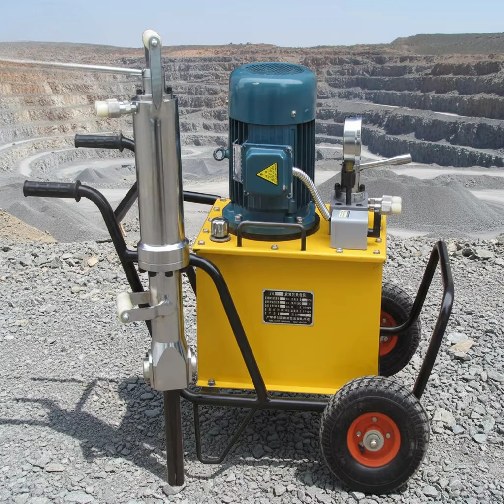 Hydraulic Rock Splitter with Engine AC Motor 500 Ton High Force for Mine Exploitation Quarry
Hydraulic Rock Splitter with Engine AC Motor 500 Ton High Force for Mine Exploitation Quarry