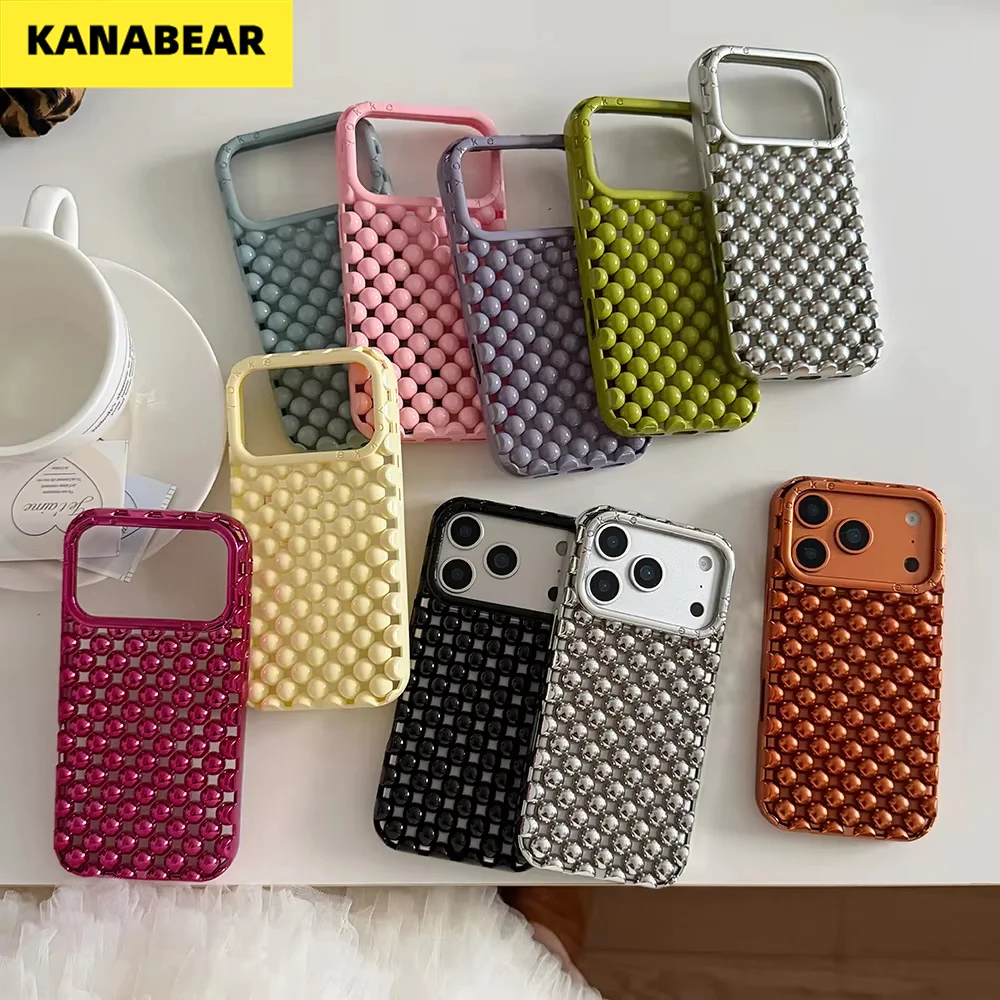 Electroplated Orange 3D Pearl Pattern Phone Case For iPhone 17 16 15 14 13 Pro Max Soft Shockproof Silicone Cover Girls
Electroplated Orange 3D Pearl Pattern Phone Case For iPhone 17 16 15 14 13 Pro Max Soft Shockproof Silicone Cover Girls