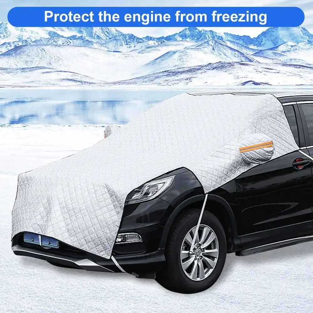 Universal Car Snow Protection Cover Outdoor Sunshade Waterproof Dustproof Multifunctional Half Cover Exterior Tool For Sedan SUV
Universal Car Snow Protection Cover Outdoor Sunshade Waterproof Dustproof Multifunctional Half Cover Exterior Tool For Sedan SUV