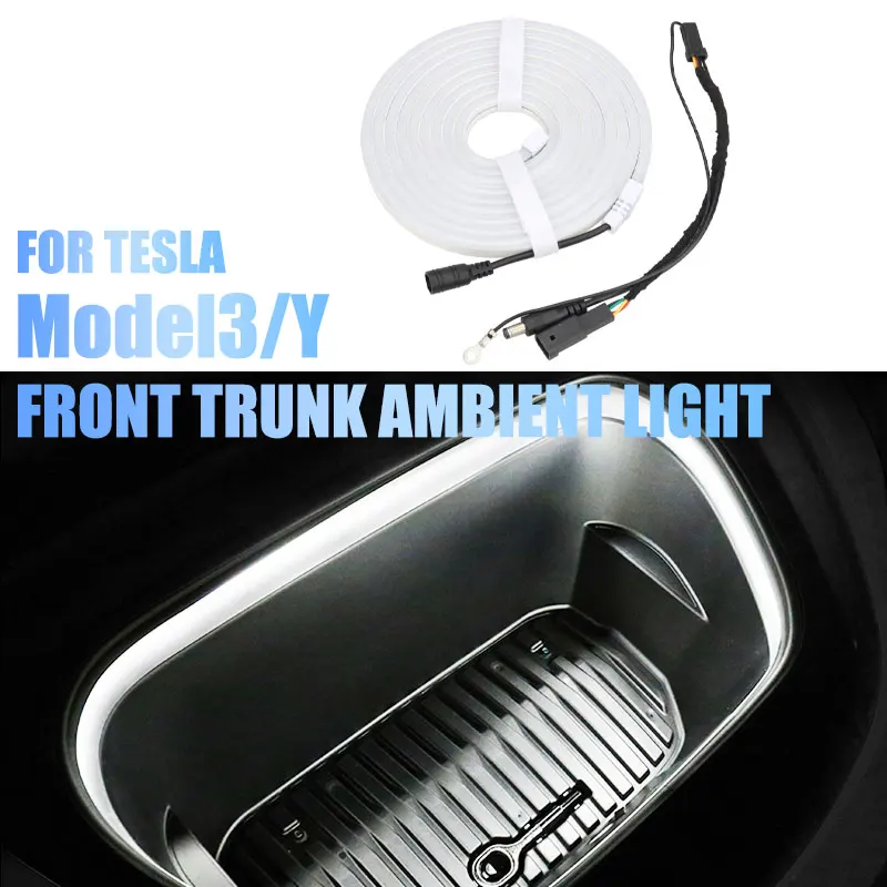 Car Front Rear Trunk Atmosphere Light Strip Compatible For Tesla Model 3 Y LED Interior Flexible Light Strip Easy Install 12V
Car Front Rear Trunk Atmosphere Light Strip Compatible For Tesla Model 3 Y LED Interior Flexible Light Strip Easy Install 12V