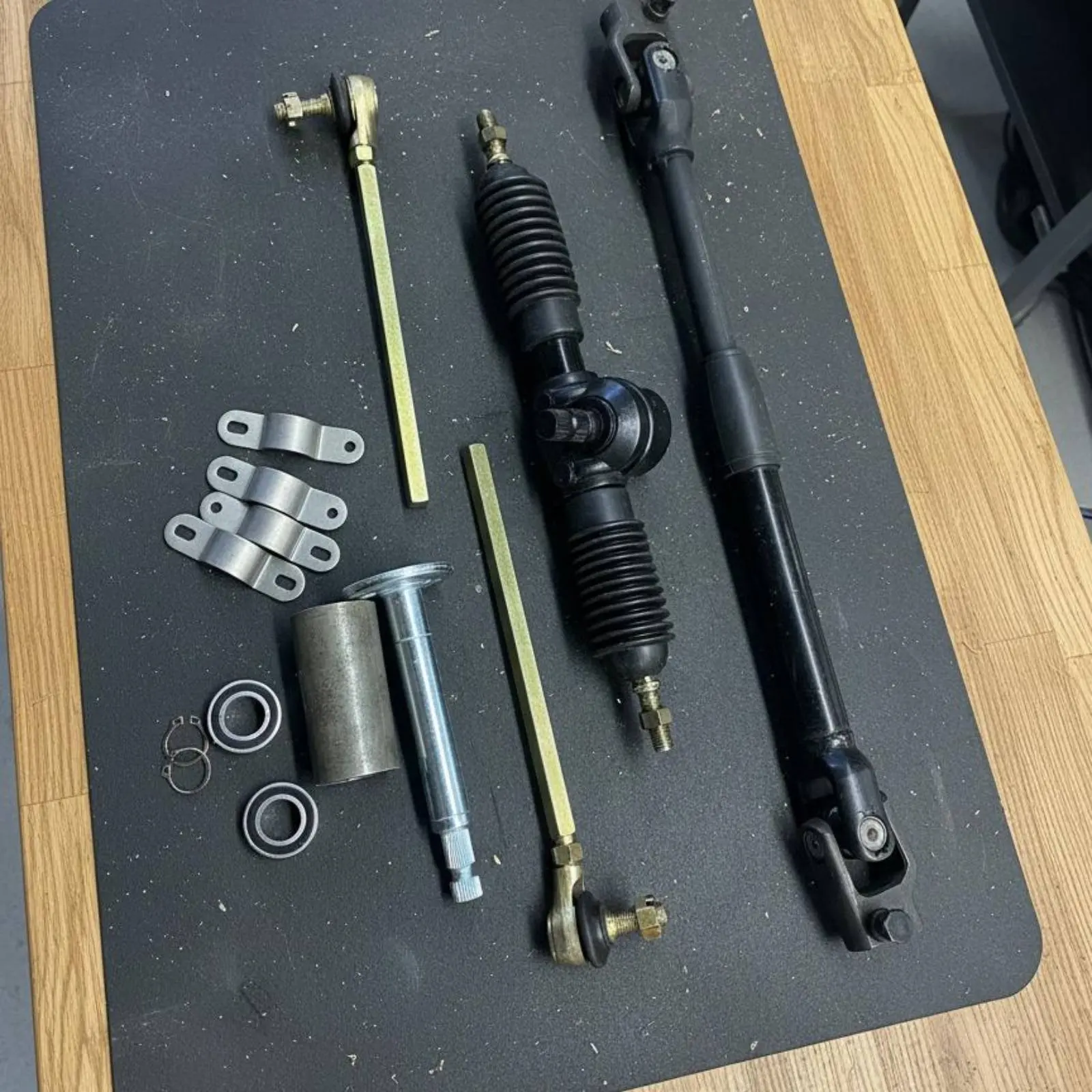 Rack and Pinion Steering Set Adjustable Length Vehicle Components for Hobbyists
Rack and Pinion Steering Set Adjustable Length Vehicle Components for Hobbyists