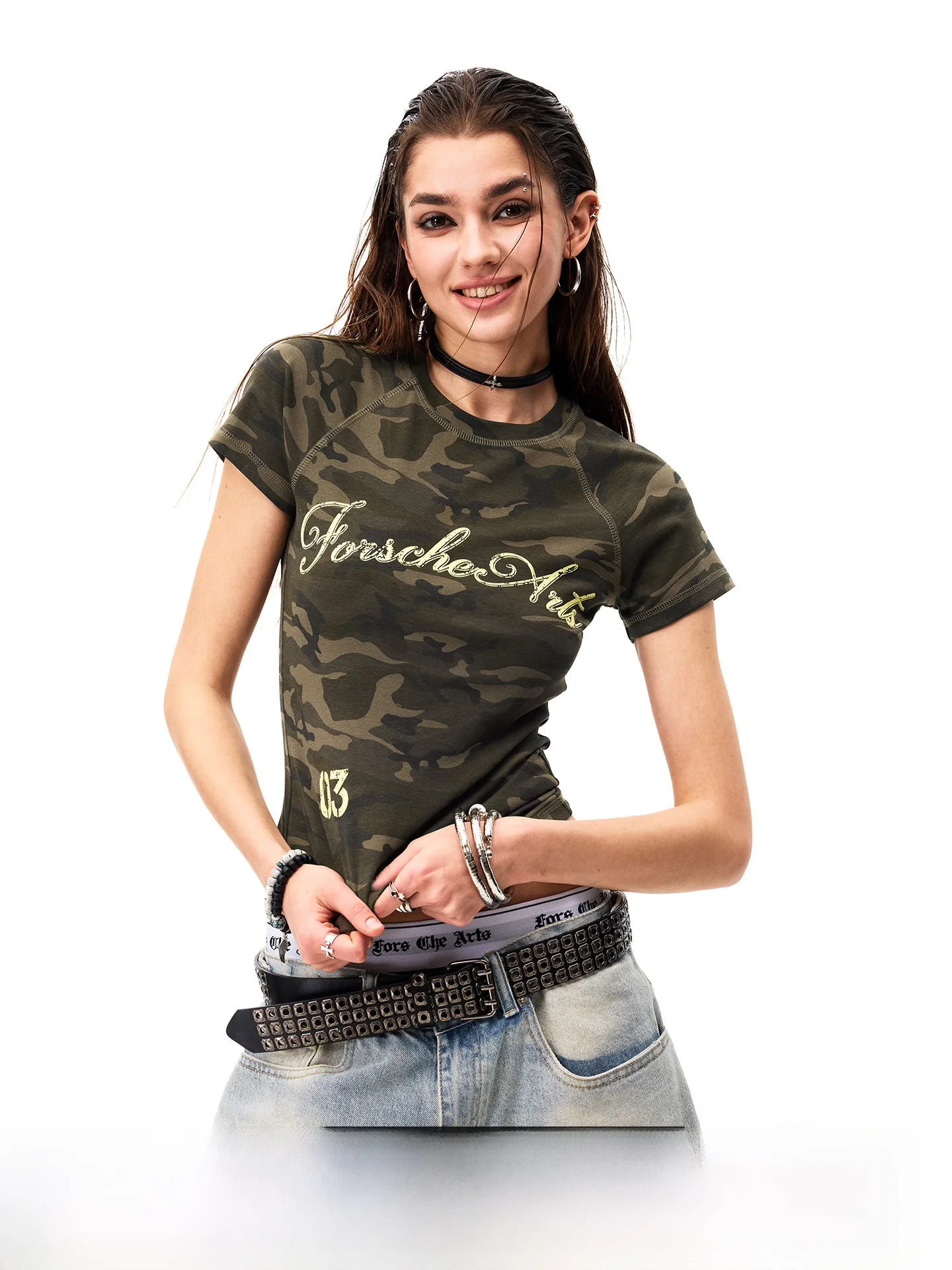 0123Start Camouflage Slim Fit Short Sleeve T-Shirt for Women Sexy American Retro Hip Hop Style Summer Soft Comfortable round ...
0123Start Camouflage Slim Fit Short Sleeve T-Shirt for Women Sexy American Retro Hip Hop Style Summer Soft Comfortable round ...