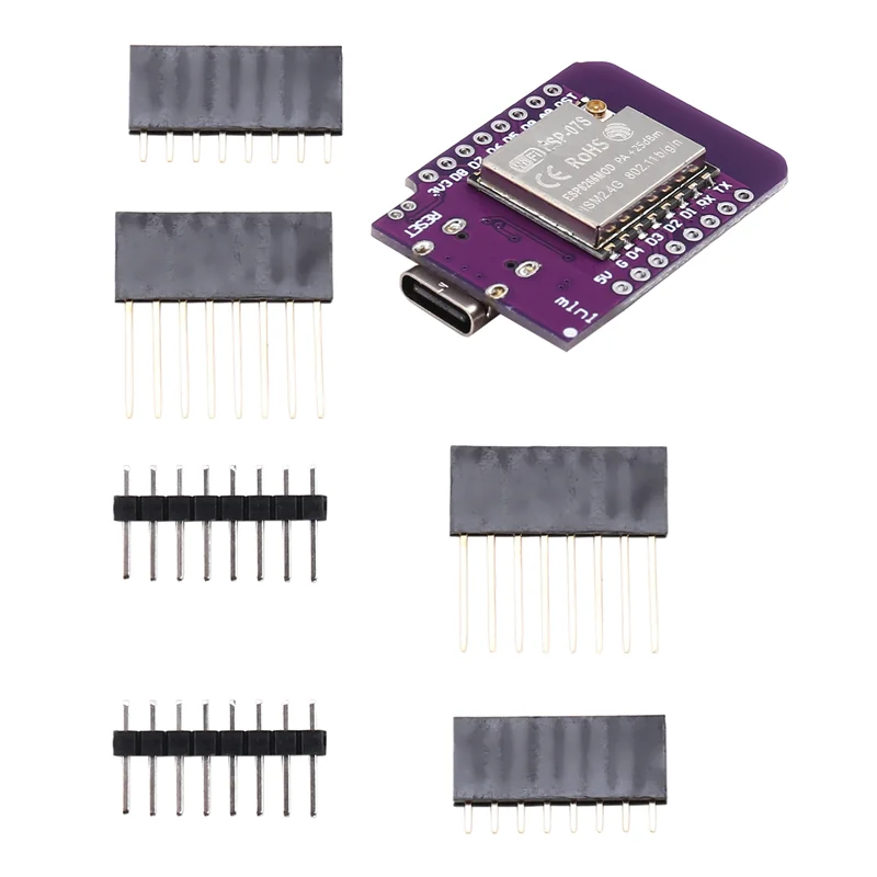 Well Made-ESP8266 D1 MINI Development Board Wifi Wireless Module, ESP-07S Serial Port Iot Compatible Enhanced Connectivity MINI
Well Made-ESP8266 D1 MINI Development Board Wifi Wireless Module, ESP-07S Serial Port Iot Compatible Enhanced Connectivity MINI