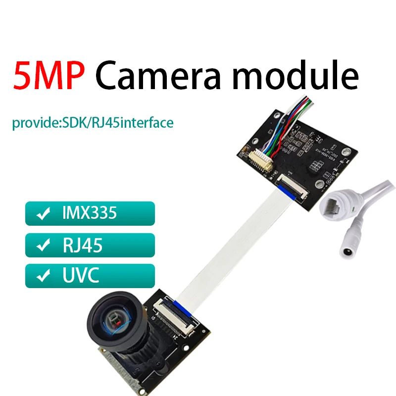 Модуль камеры 5 Мп IMX335, сетевой порт RJ45, сеть, промышленное оборудование, широкоугольный модуль, съемка без USB-накопителя
Модуль камеры 5 Мп IMX335, сетевой порт RJ45, сеть, промышленное оборудование, широкоугольный модуль, съемка без USB-накопителя