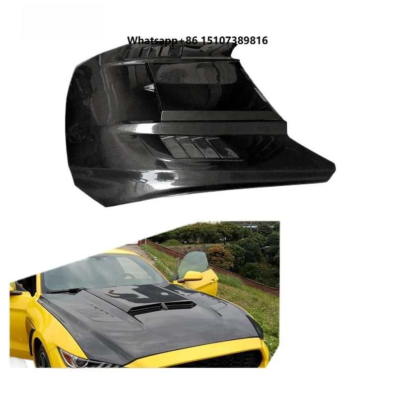 High Quality Flame Style Carbon Fiber Engine Hood Car Hood Bonnet Cover For Mustang 2015-2021
High Quality Flame Style Carbon Fiber Engine Hood Car Hood Bonnet Cover For Mustang 2015-2021