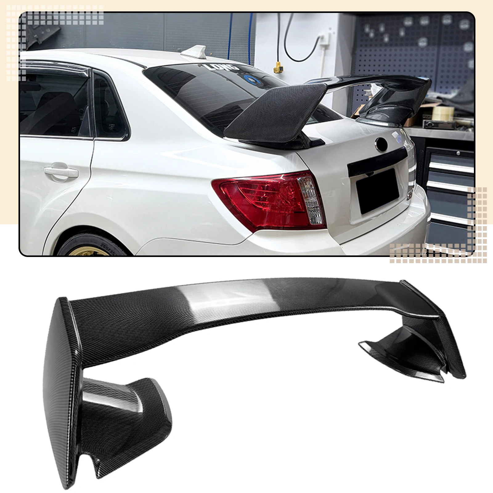 For Subaru Impreza WRX STI 2008-2014 Car Rear Trunk Roof Spoiler Ducktail Lip Boot Lid Tail Wing
For Subaru Impreza WRX STI 2008-2014 Car Rear Trunk Roof Spoiler Ducktail Lip Boot Lid Tail Wing