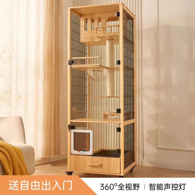 Modern Cat Villa for Small Spaces,Solid Wood Cat Cabinet with Panoramic View,SpaceSaving Indoor Cat House,Cat Tree,Cat Enclosure
Modern Cat Villa for Small Spaces,Solid Wood Cat Cabinet with Panoramic View,SpaceSaving Indoor Cat House,Cat Tree,Cat Enclosure