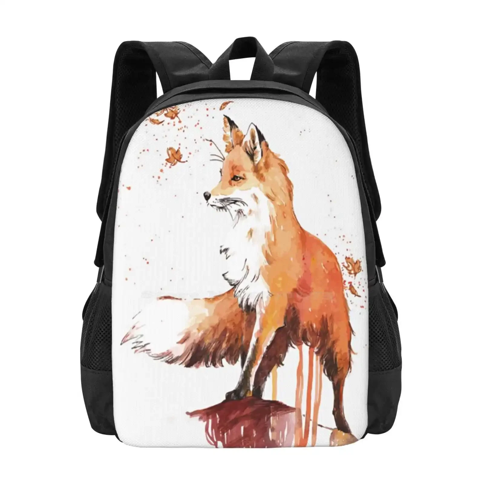 Beautiful Fox Teen College Student Backpack Pattern Design Bags Foxes Art Forest Animals Autumn Watercolor Splash Colors Cute
Beautiful Fox Teen College Student Backpack Pattern Design Bags Foxes Art Forest Animals Autumn Watercolor Splash Colors Cute