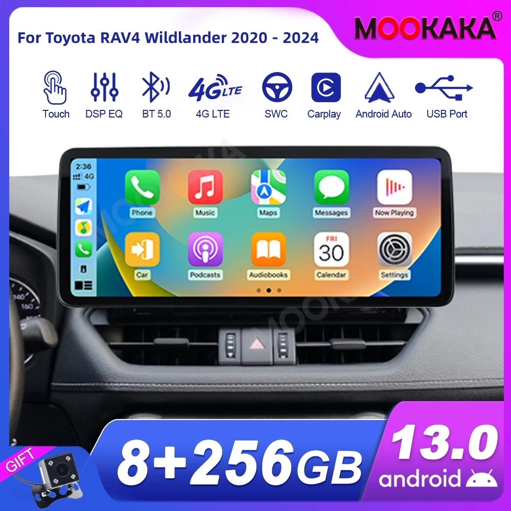 Android Car Stereo Radio GPS Multimedia Player For Toyota RAV4 Wildlander 2020 - 2024 HD Ultra Thin Touch Screen Carplay 12.3"
Android Car Stereo Radio GPS Multimedia Player For Toyota RAV4 Wildlander 2020 - 2024 HD Ultra Thin Touch Screen Carplay 12.3"