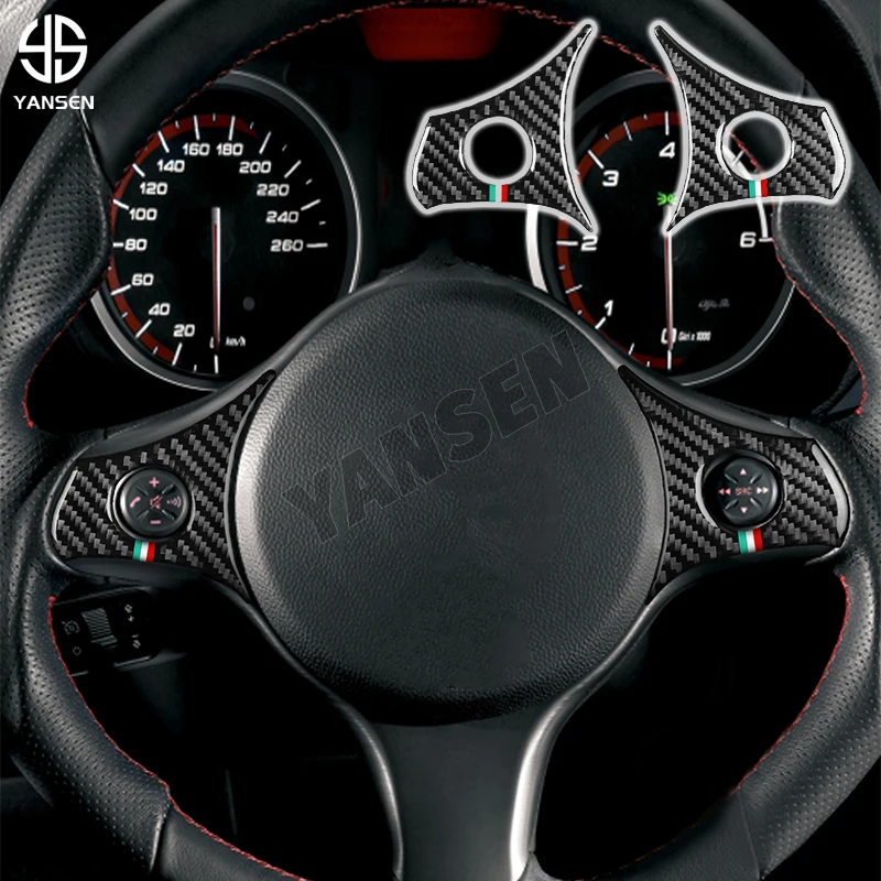 For Alfa Romeo 159 2004-2024 Interior Accessories Steering Wheel Real Carbon Fiber Decal Stickers
For Alfa Romeo 159 2004-2024 Interior Accessories Steering Wheel Real Carbon Fiber Decal Stickers