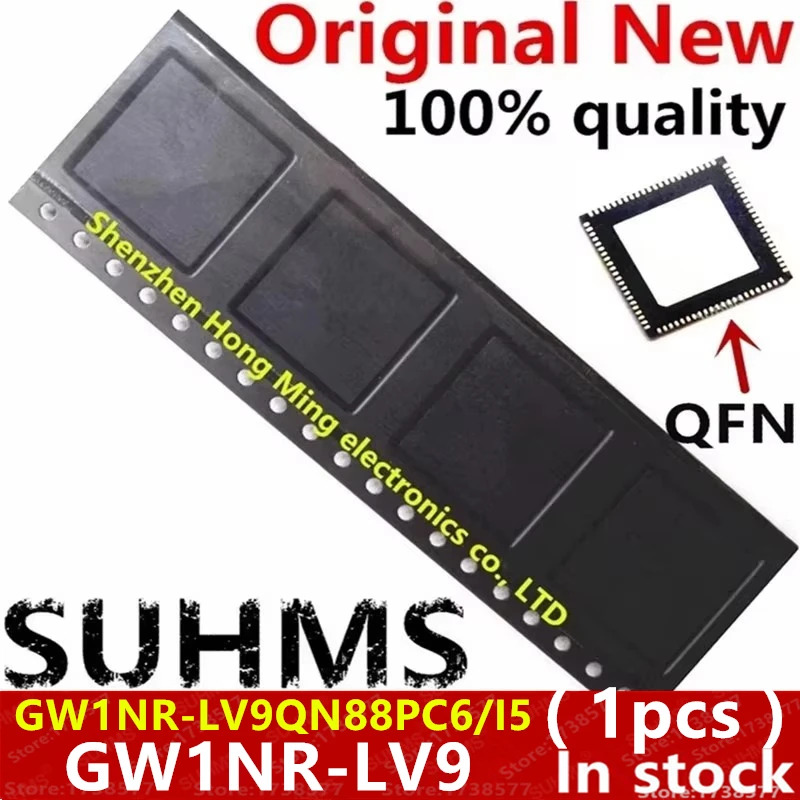 (1piece) 100% New GW1NR-LV9 GW1NR-LV9QN88PC6/I5 QFN-88 Chipset
(1piece) 100% New GW1NR-LV9 GW1NR-LV9QN88PC6/I5 QFN-88 Chipset