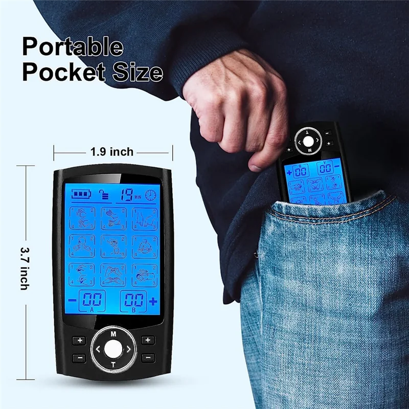 ABLG Tens Unit Muscle Stimulator for Pain Relief Therapy Upgrade 36 Modes, EMS Muscle Stimulator Tens Unit for Back Pain 
ABLG Tens Unit Muscle Stimulator for Pain Relief Therapy Upgrade 36 Modes, EMS Muscle Stimulator Tens Unit for Back Pain