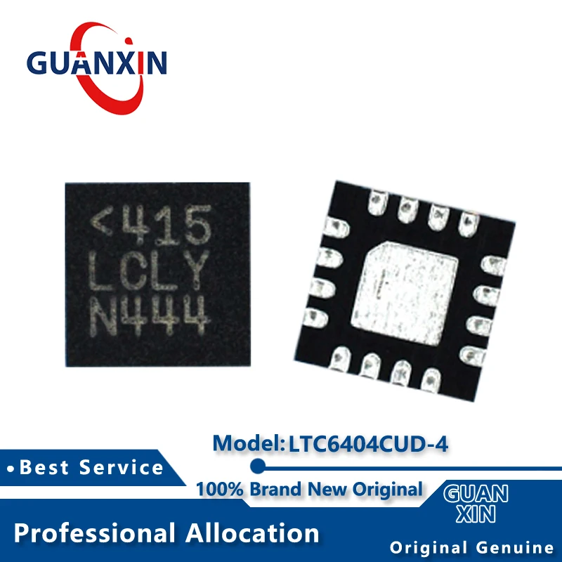 100% новый электронный LTC6404CUD-4 LTC6404HUD-4 LTC6404IUD-4 Маркировка LCLY QFN-16 LTC6404
100% новый электронный LTC6404CUD-4 LTC6404HUD-4 LTC6404IUD-4 Маркировка LCLY QFN-16 LTC6404