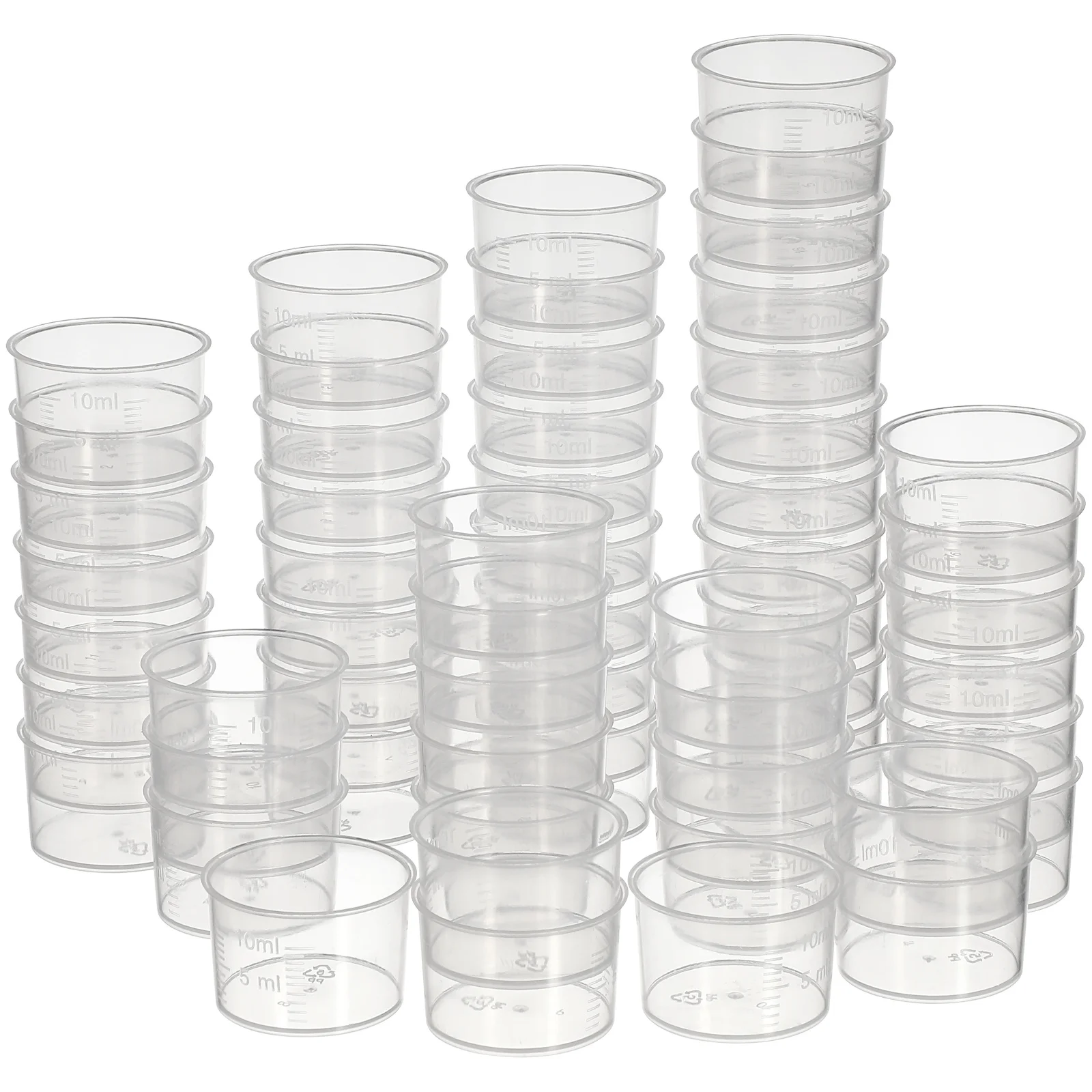 100Pcs Clear Plastic Measuring Cup with Precise Graduations for Liquid Measurement Reusable Science Experiment Cups
100Pcs Clear Plastic Measuring Cup with Precise Graduations for Liquid Measurement Reusable Science Experiment Cups