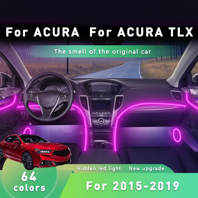 Для ACURA TLX Для 2015-2019 салона автомобиля окружающее освещение с управлением Bluetooth Киберпанк автомобильные окружающие освещение легко установить
Для ACURA TLX Для 2015-2019 салона автомобиля окружающее освещение с управлением Bluetooth Киберпанк автомобильные окружающие освещение легко установить