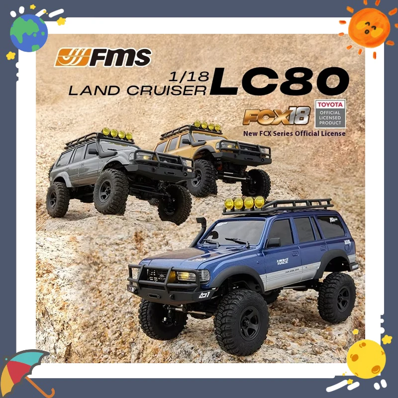Fms 1/18 Fcx18 Lc80 Simulation Rc Climbing Vehicle Remote Control Electric Off Road Vehicle Two Speed Transmission
Fms 1/18 Fcx18 Lc80 Simulation Rc Climbing Vehicle Remote Control Electric Off Road Vehicle Two Speed Transmission