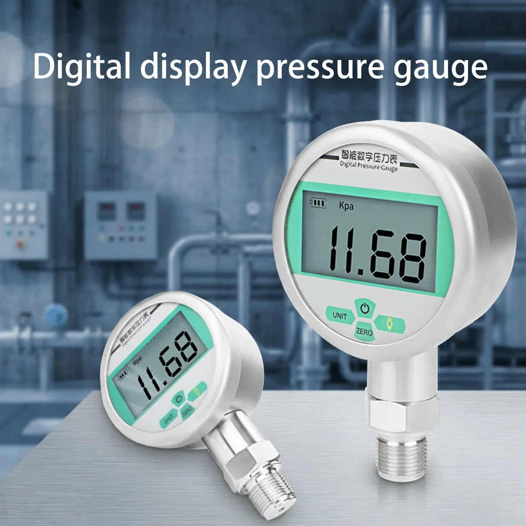 80mm Digital Pressure Manometer -0.1Mpa 16Mpa 100Kpa M20*1.5 G1/4 0.2% Accuracy 400bar 600bar Pressure Manometer 500Kpa 600bar
80mm Digital Pressure Manometer -0.1Mpa 16Mpa 100Kpa M20*1.5 G1/4 0.2% Accuracy 400bar 600bar Pressure Manometer 500Kpa 600bar