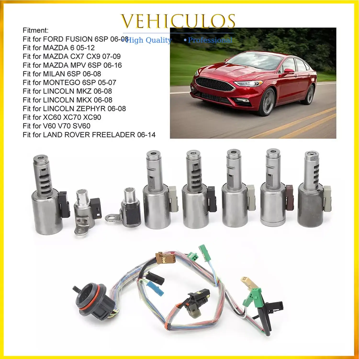 1set Transmission Solenoid Kit With Harness For Ford Mazda Lincoln AF21 TF-81SC 078220261C High Quality Car Accessories Parts
1set Transmission Solenoid Kit With Harness For Ford Mazda Lincoln AF21 TF-81SC 078220261C High Quality Car Accessories Parts