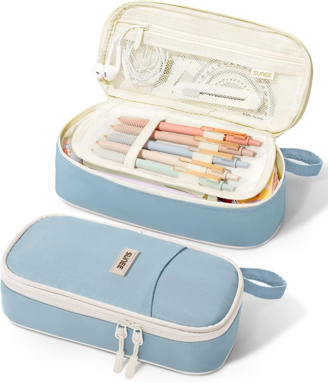 Large Capacity Pencil Case, Kawaii Stationery Organizer, Blue Aesthetic Pen Pouch for Teens & Adults
Large Capacity Pencil Case, Kawaii Stationery Organizer, Blue Aesthetic Pen Pouch for Teens & Adults
