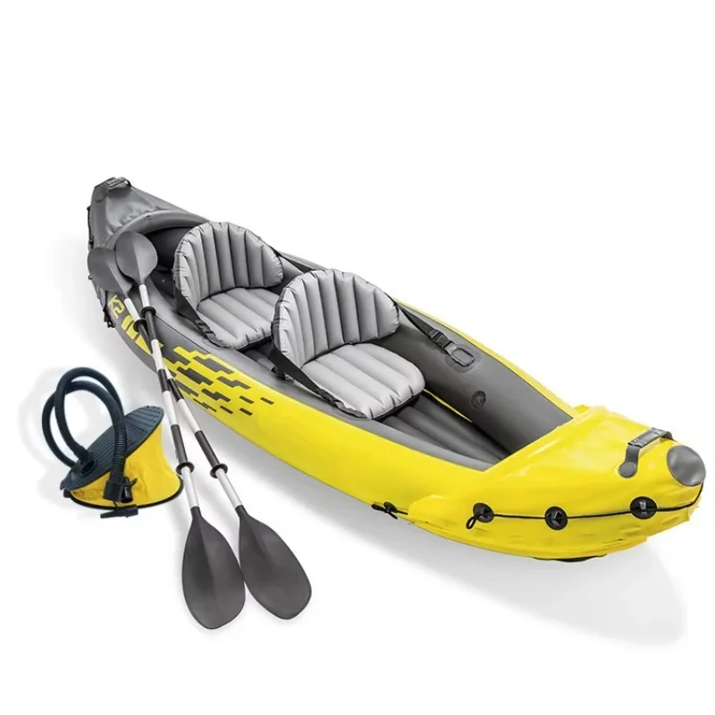 Lure Fishing in Stock Inflatable Kayak Rafting PVC Boat 3.1-4m Double Paddlers
Lure Fishing in Stock Inflatable Kayak Rafting PVC Boat 3.1-4m Double Paddlers