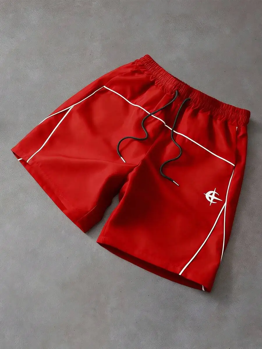 Mens Summer Casual Drawstring Waist Athletic Shorts Red
Mens Summer Casual Drawstring Waist Athletic Shorts Red