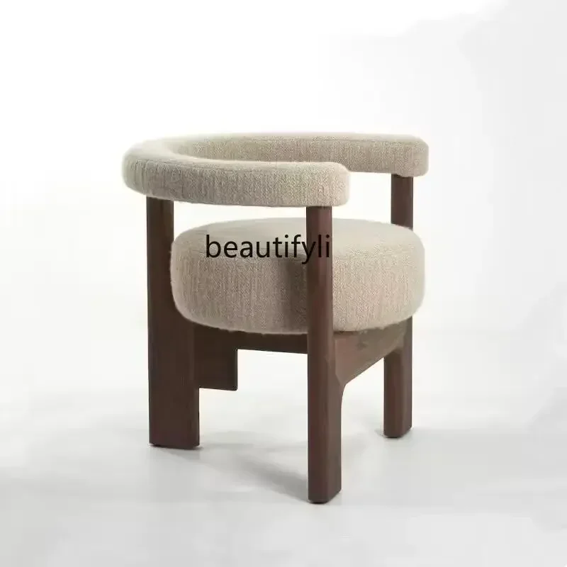 A Medieval solid wood negotiation hotel cafe designer single chair bedroom homeAA
A Medieval solid wood negotiation hotel cafe designer single chair bedroom homeAA