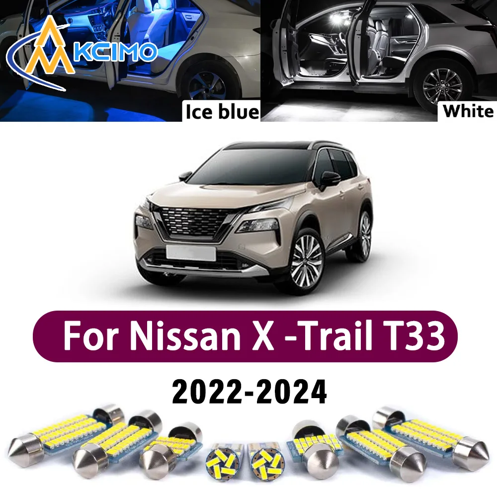 High Lumen CANBUS Error Free LED Interior Light Kit For Nissan X -Trail T33 2022-2024 Door Trunk Reading Dome Lamp Bulbs Set
High Lumen CANBUS Error Free LED Interior Light Kit For Nissan X -Trail T33 2022-2024 Door Trunk Reading Dome Lamp Bulbs Set