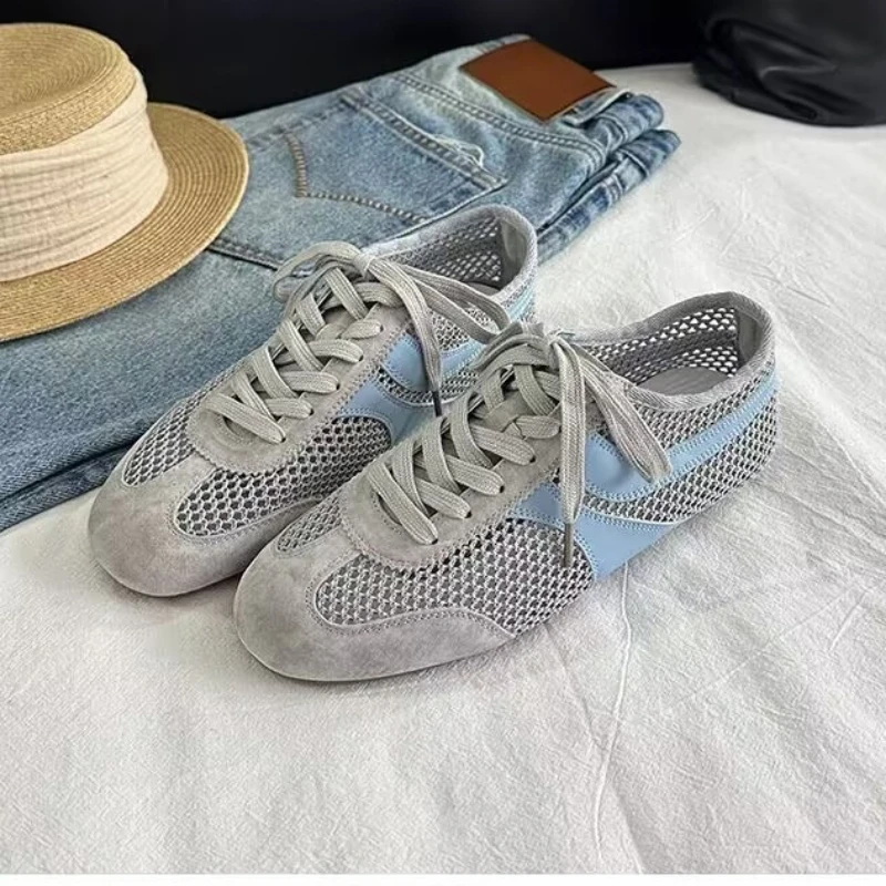 Lightweight Simple and Comfortable Shoes Women 2025 Summertime Flat Shoes Women Genuine Mesh Ventilation Sneakers
Lightweight Simple and Comfortable Shoes Women 2025 Summertime Flat Shoes Women Genuine Mesh Ventilation Sneakers