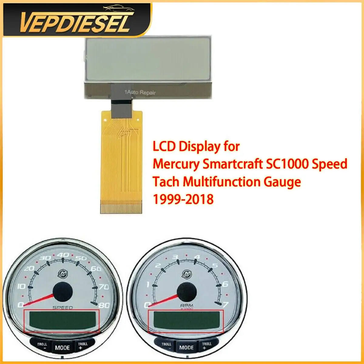 ЖК-дисплей CHM1102 A2C52100134 A2C59500399 для Mercury Smartcraft SC1000: тахометр, многофункциональный измеритель скорости, экран приборной панели
ЖК-дисплей CHM1102 A2C52100134 A2C59500399 для Mercury Smartcraft SC1000: тахометр, многофункциональный измеритель скорости, экран приборной панели