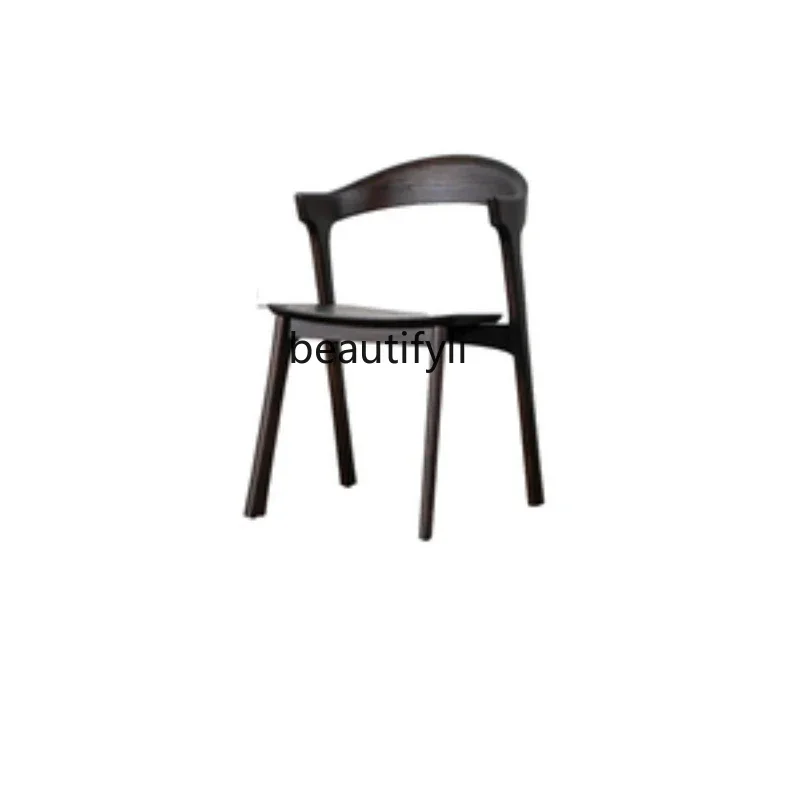 A15 Nordic Modern Minimalist Solid Wood Dining Table and Chair Home Backrest Deep Smoky Armchair Silent Style
A15 Nordic Modern Minimalist Solid Wood Dining Table and Chair Home Backrest Deep Smoky Armchair Silent Style