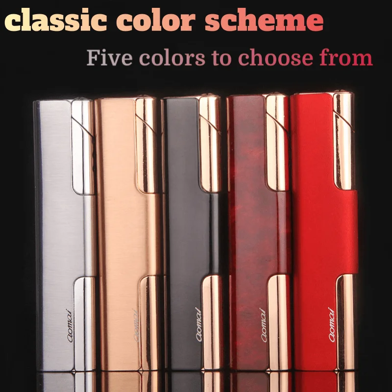 Thin And Elongated Metal Windproof Gas Lighter Available In Multiple Colors Butane Gas Blowtorch
Thin And Elongated Metal Windproof Gas Lighter Available In Multiple Colors Butane Gas Blowtorch