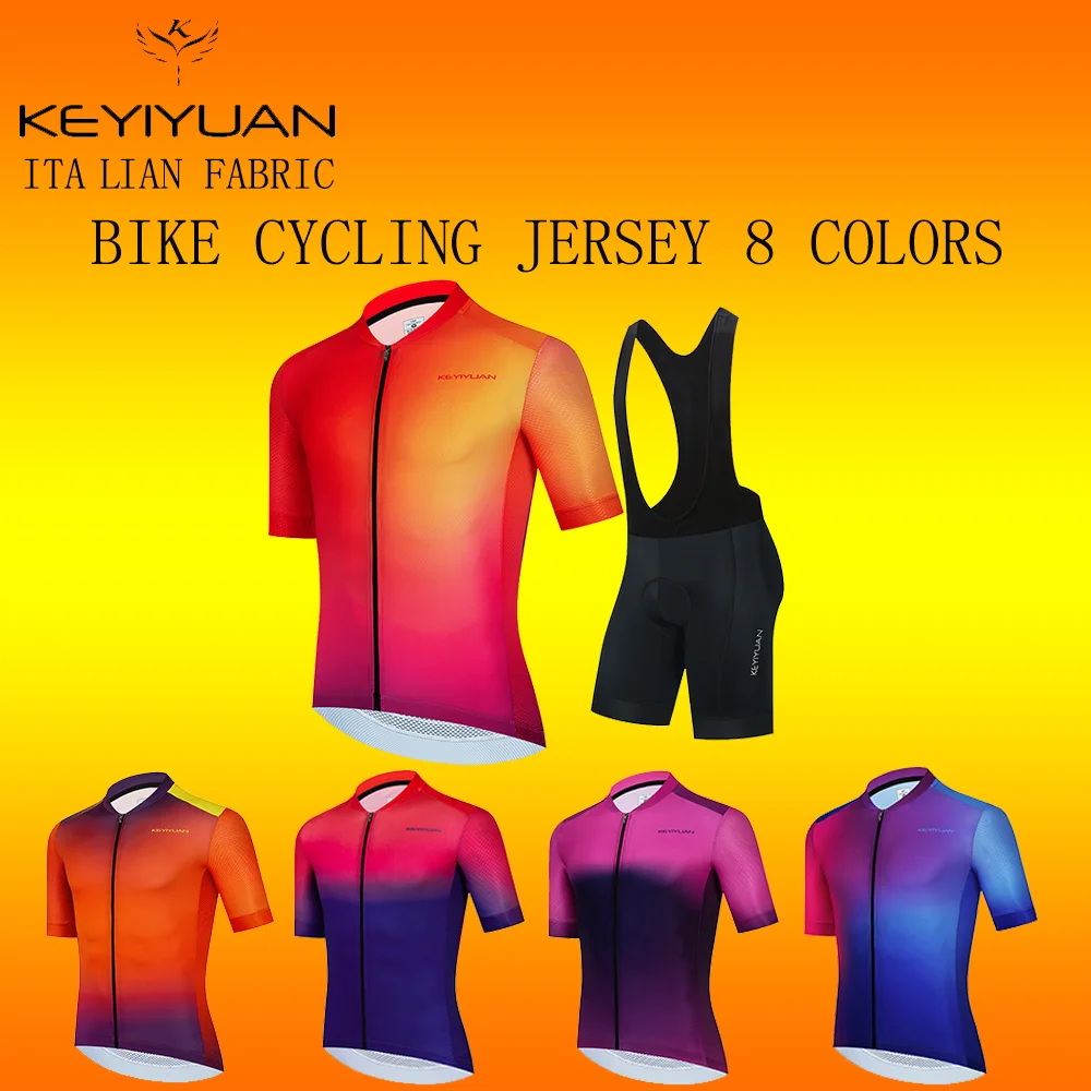 KEYIYUAN Men Cycling Short Jersey Pro Team Aero Jersey 8 Colors Tops Road Bike MTB Short Sleeve Breathable Jerseys
KEYIYUAN Men Cycling Short Jersey Pro Team Aero Jersey 8 Colors Tops Road Bike MTB Short Sleeve Breathable Jerseys