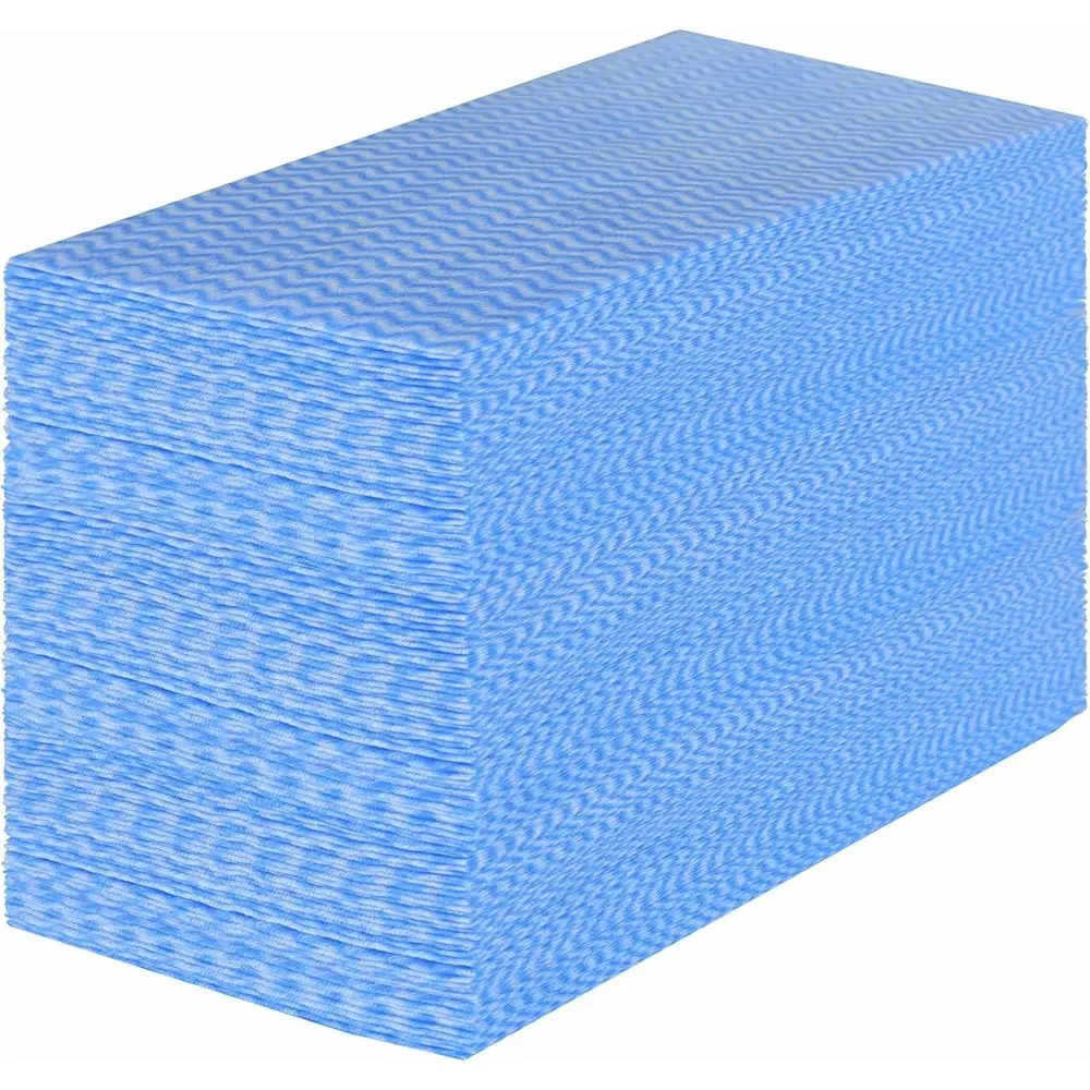 Reusable Cloth Kitchen Cleaning Towels, Blue Heavy-Duty Roll, 100 Count
Reusable Cloth Kitchen Cleaning Towels, Blue Heavy-Duty Roll, 100 Count