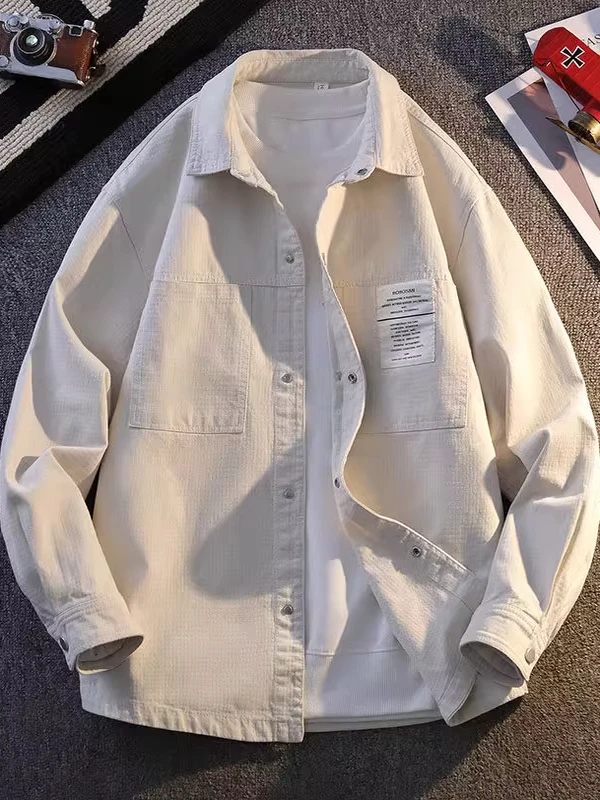 plus Size 300 Pou American Retro Workwear Jaet Men Spring Autumn Japanese Sle Collar irt Casual Pure Cotton irt
plus Size 300 Pou American Retro Workwear Jaet Men Spring Autumn Japanese Sle Collar irt Casual Pure Cotton irt