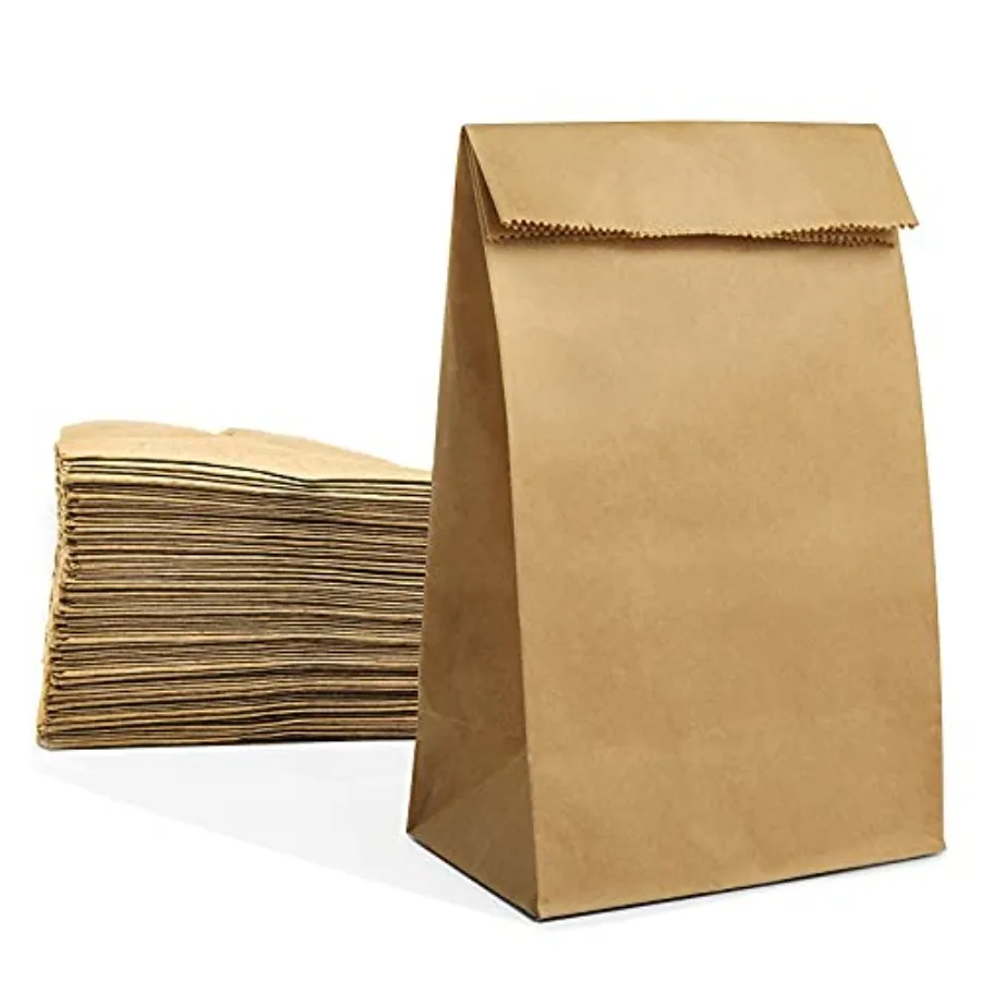 Paper Lunch Bags Large Brown Lunch Bags Sacks 8lb Brown Paper Bulk Strong for Small Business
Paper Lunch Bags Large Brown Lunch Bags Sacks 8lb Brown Paper Bulk Strong for Small Business